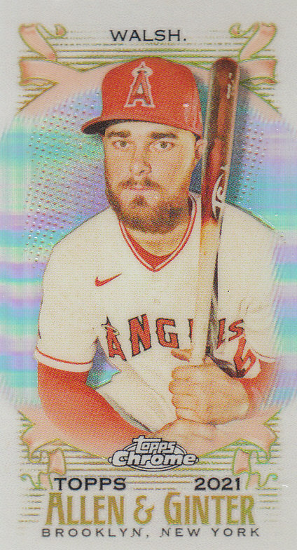 Tarjetas paralelas ""mini refractor"" de béisbol cromadas Topps Allen and Ginter 2021 - Imagen 98 de 167