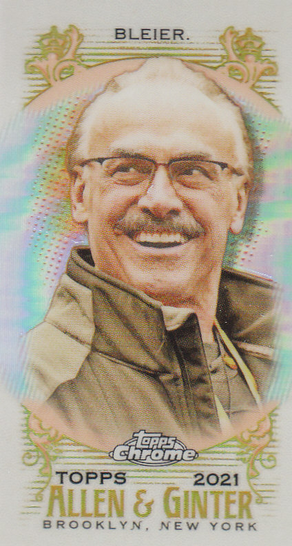 Tarjetas paralelas ""mini refractor"" de béisbol cromadas Topps Allen and Ginter 2021 - Imagen 110 de 167