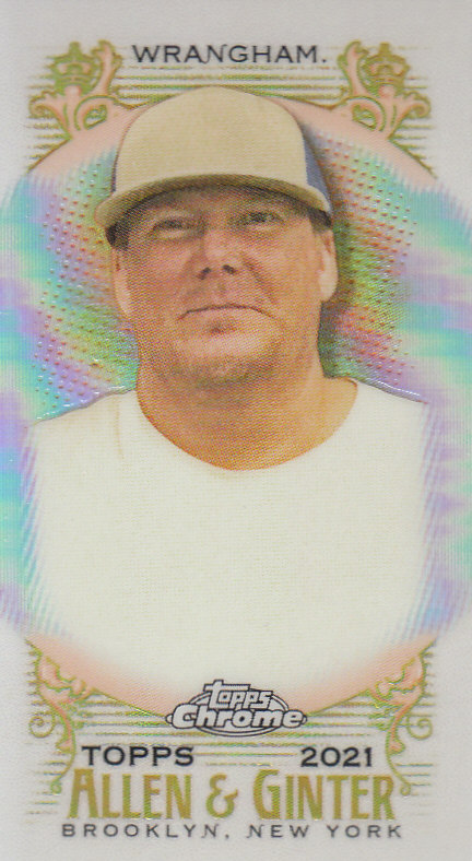 Tarjetas paralelas ""mini refractor"" de béisbol cromadas Topps Allen and Ginter 2021 - Imagen 132 de 167