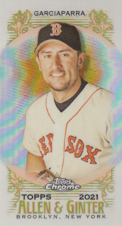 Tarjetas paralelas ""mini refractor"" de béisbol cromadas Topps Allen and Ginter 2021 - Imagen 152 de 167