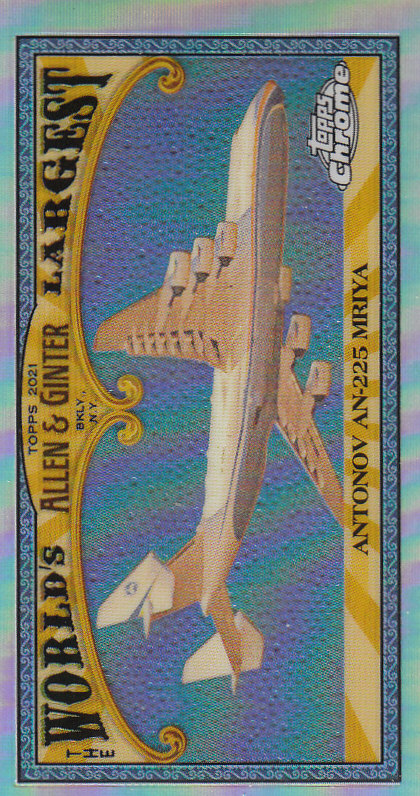 2021 Topps Allen and Ginter Chrome Baseball "Mini Worlds Largest" Insert Cards - Bild 18 von 35