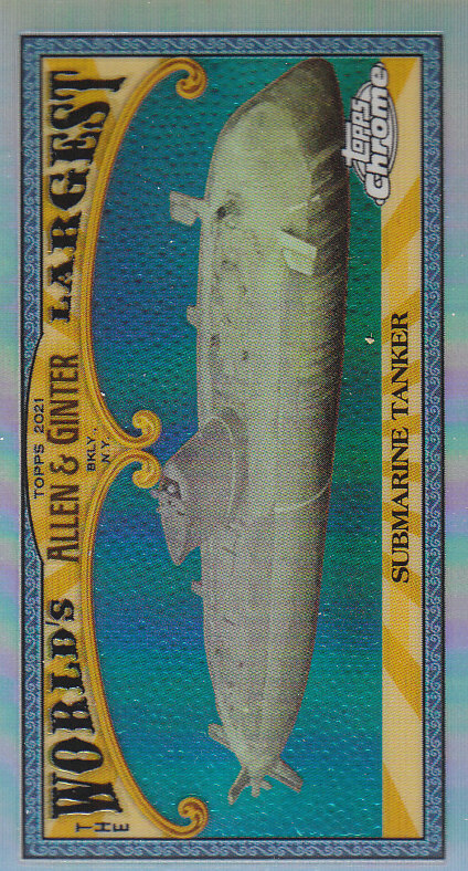 2021 Topps Allen and Ginter Chrome Baseball "Mini Worlds Largest" Insert Cards - Bild 24 von 35