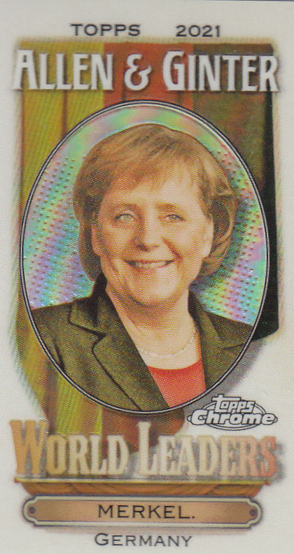 Tarjetas insertadas 2021 Topps Allen and Ginter cromadas de béisbol "Mini líderes mundiales" - Imagen 2 de 25