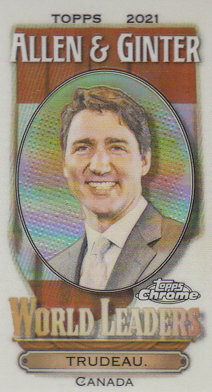 Tarjetas insertadas 2021 Topps Allen and Ginter cromadas de béisbol "Mini líderes mundiales" - Imagen 4 de 25
