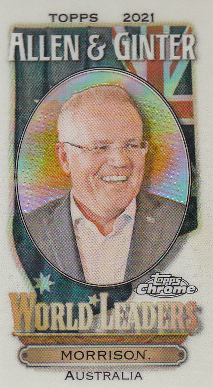 Tarjetas insertadas 2021 Topps Allen and Ginter cromadas de béisbol "Mini líderes mundiales" - Imagen 8 de 25
