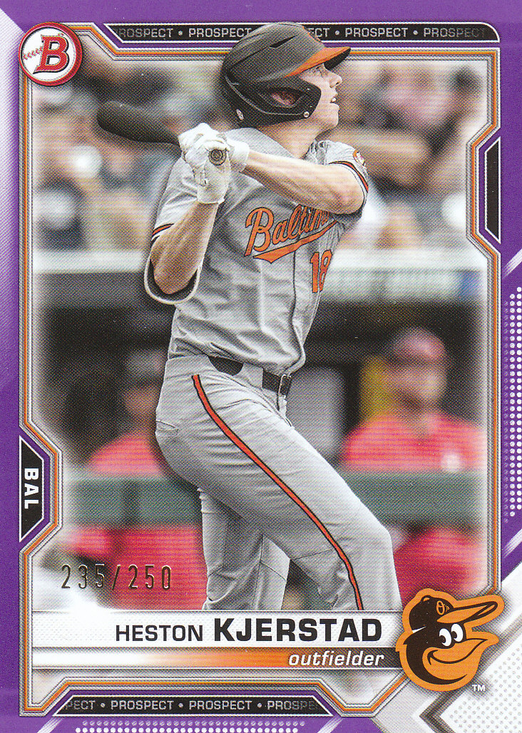 Tarjetas paralelas de béisbol Bowman Draft 2021 "papel de color" - Imagen 26 de 59