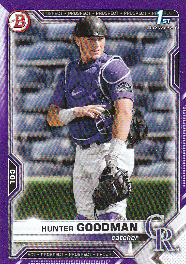 Tarjetas paralelas de béisbol Bowman Draft 2021 "papel de color" - Imagen 30 de 59