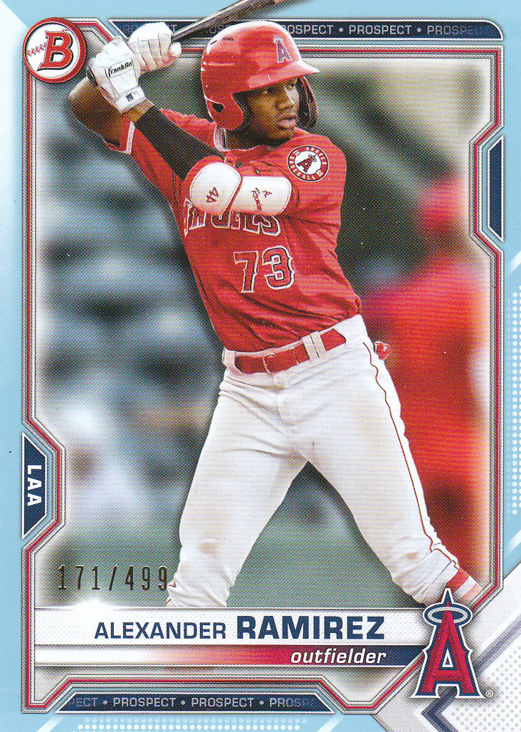Tarjetas paralelas de béisbol Bowman Draft 2021 "papel de color" - Imagen 48 de 59