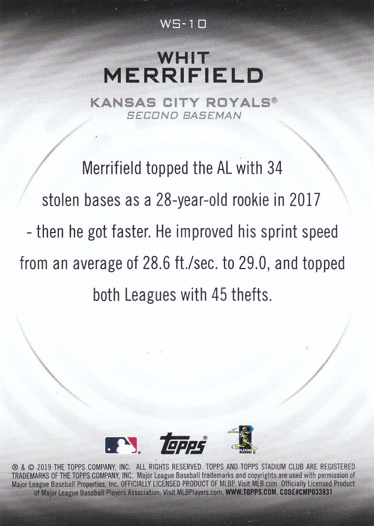 2019 Stadium Club (Topps) Baseball Part 4 Autograph and Insert Cards - Picture 169 of 181
