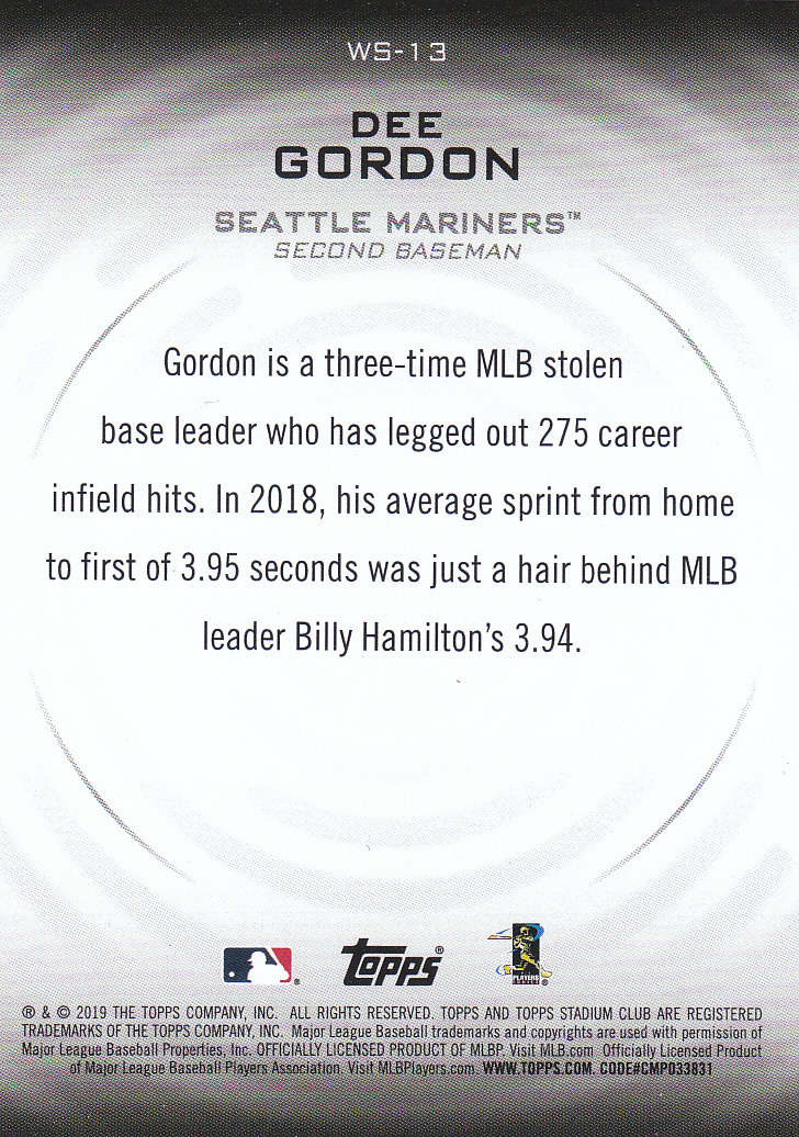 2019 Stadium Club (Topps) Baseball Part 4 Autograph and Insert Cards - Picture 175 of 181
