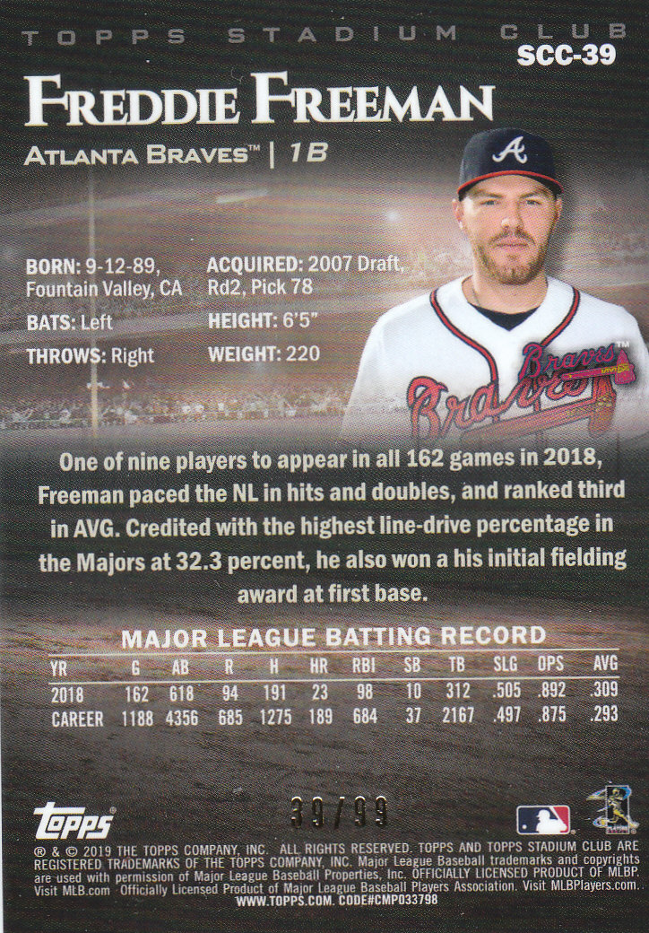 2019 Stadium Club (Topps) Baseball Part 4 Autograph and Insert Cards - Picture 63 of 181