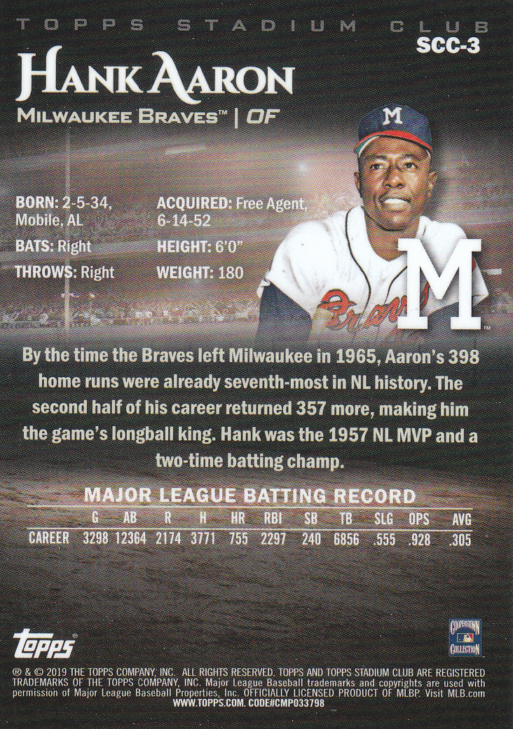 2019 Stadium Club (Topps) Baseball Part 4 Autograph and Insert Cards - Picture 53 of 181