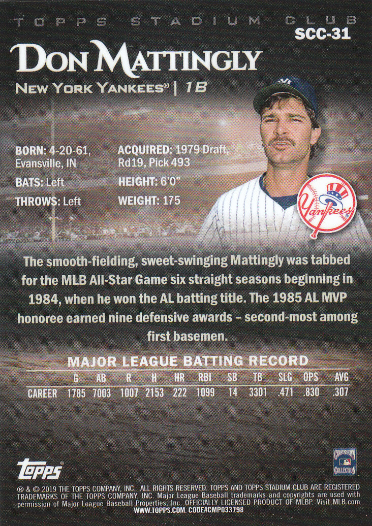 2019 Stadium Club (Topps) Baseball Part 4 Autograph and Insert Cards - Picture 57 of 181