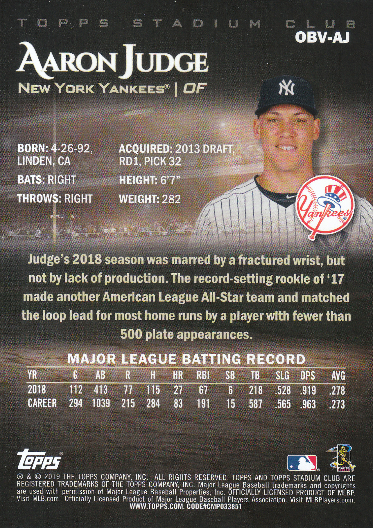 2019 Stadium Club (Topps) Baseball Part 4 Autograph and Insert Cards - Picture 101 of 181