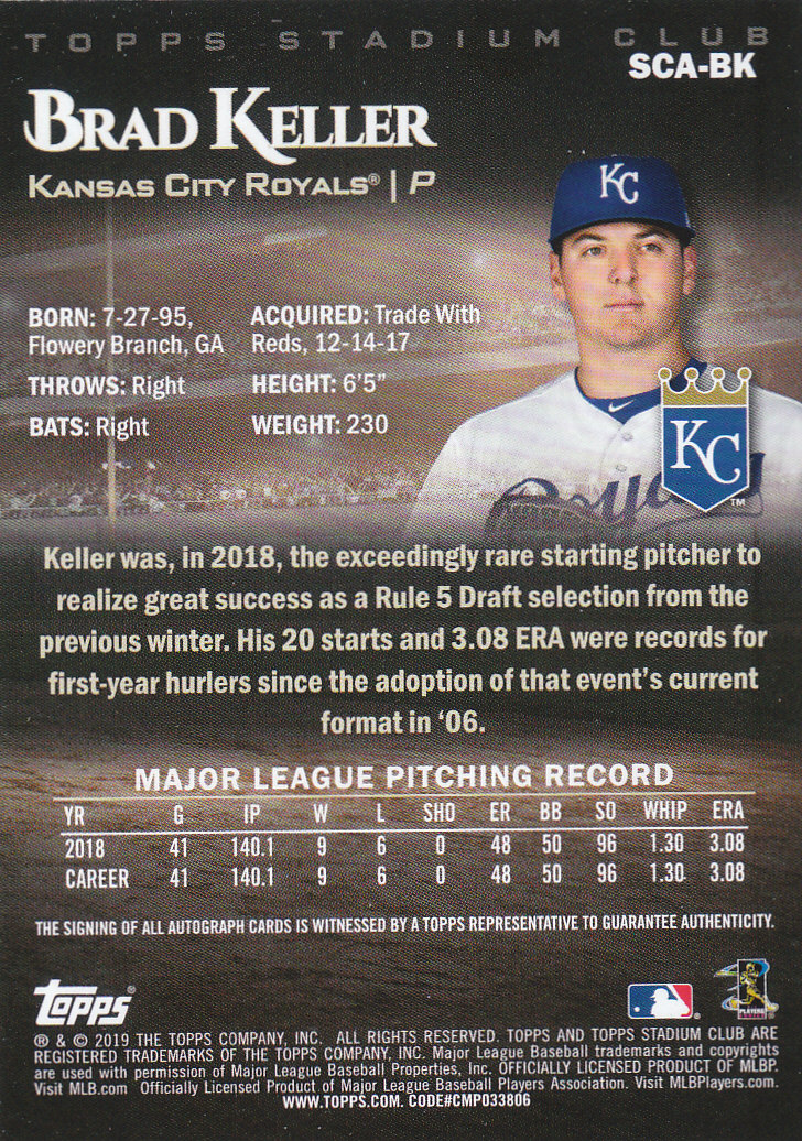 2019 Stadium Club (Topps) Baseball Part 4 Autograph and Insert Cards - Picture 7 of 181