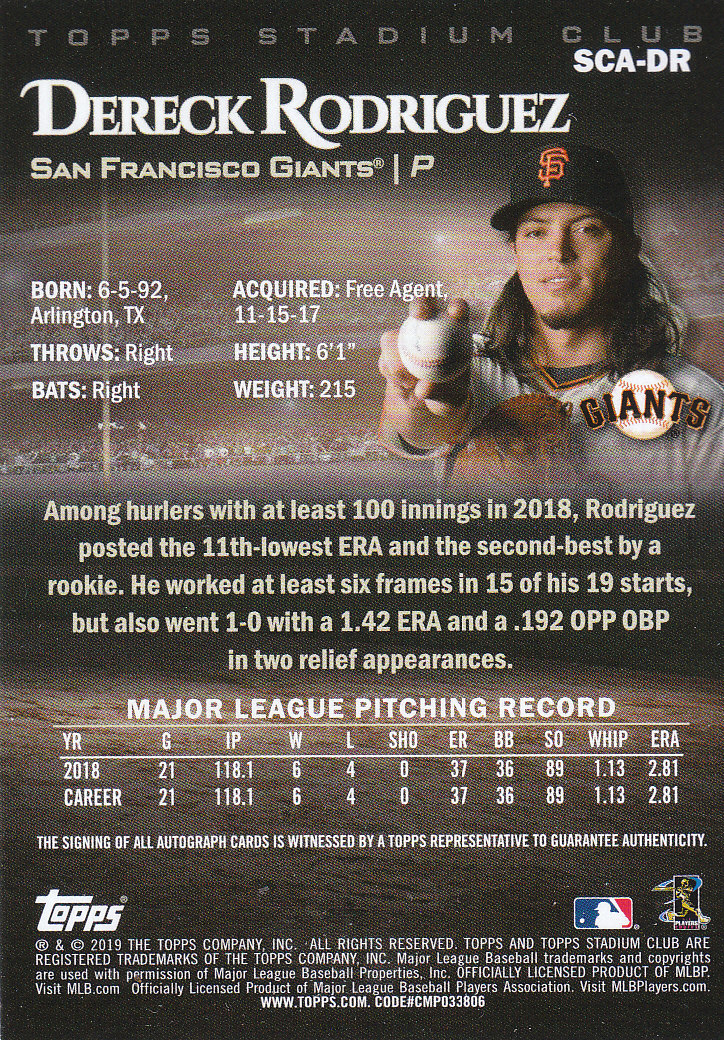 2019 Stadium Club (Topps) Baseball Part 4 Autograph and Insert Cards - Picture 19 of 181