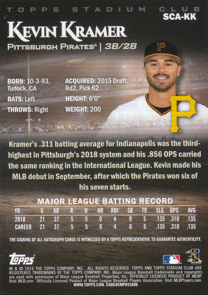 2019 Stadium Club (Topps) Baseball Part 4 Autograph and Insert Cards - Picture 23 of 181