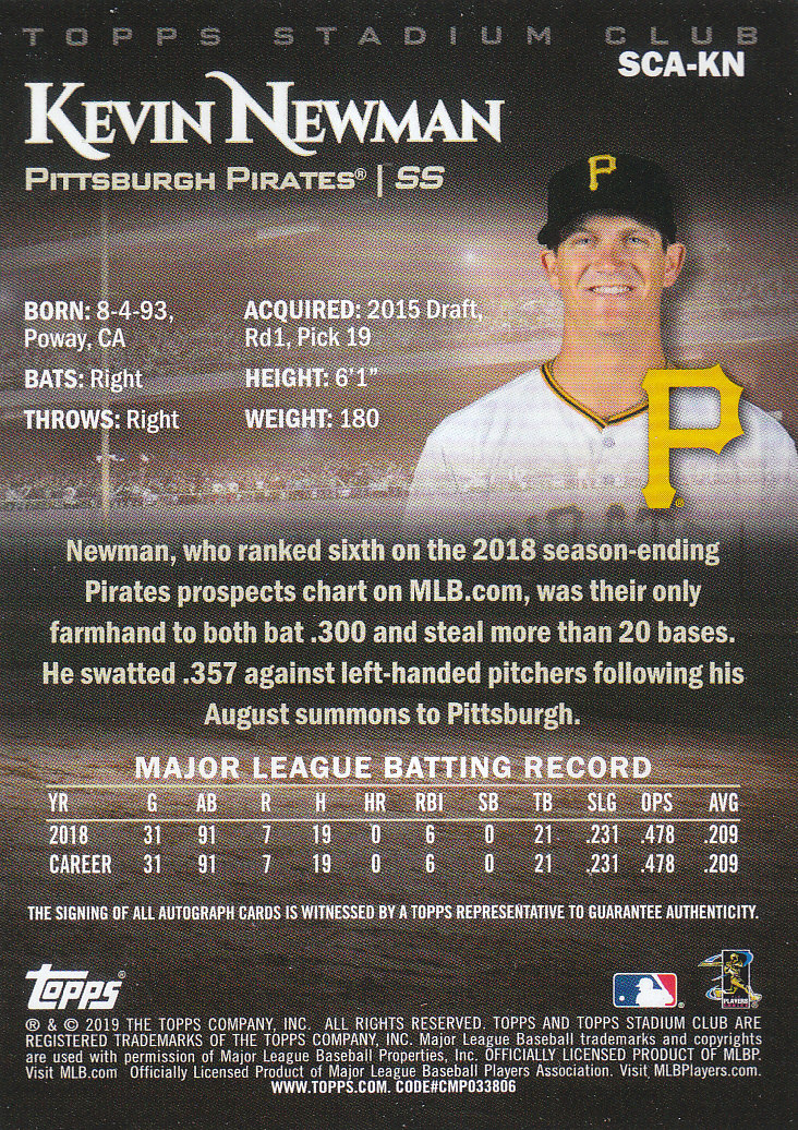 2019 Stadium Club (Topps) Baseball Part 4 Autograph and Insert Cards - Picture 25 of 181
