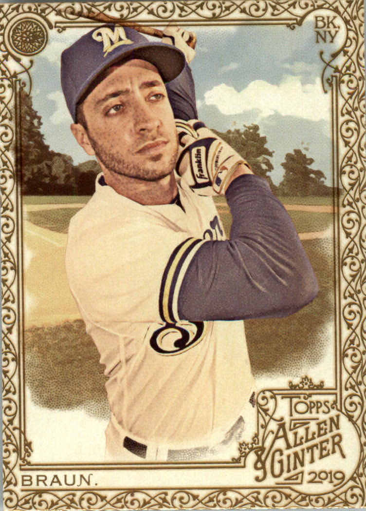 2019 Topps Allen and Ginter Baseball "Gold Border" Parallel Cards - Picture 38 of 351