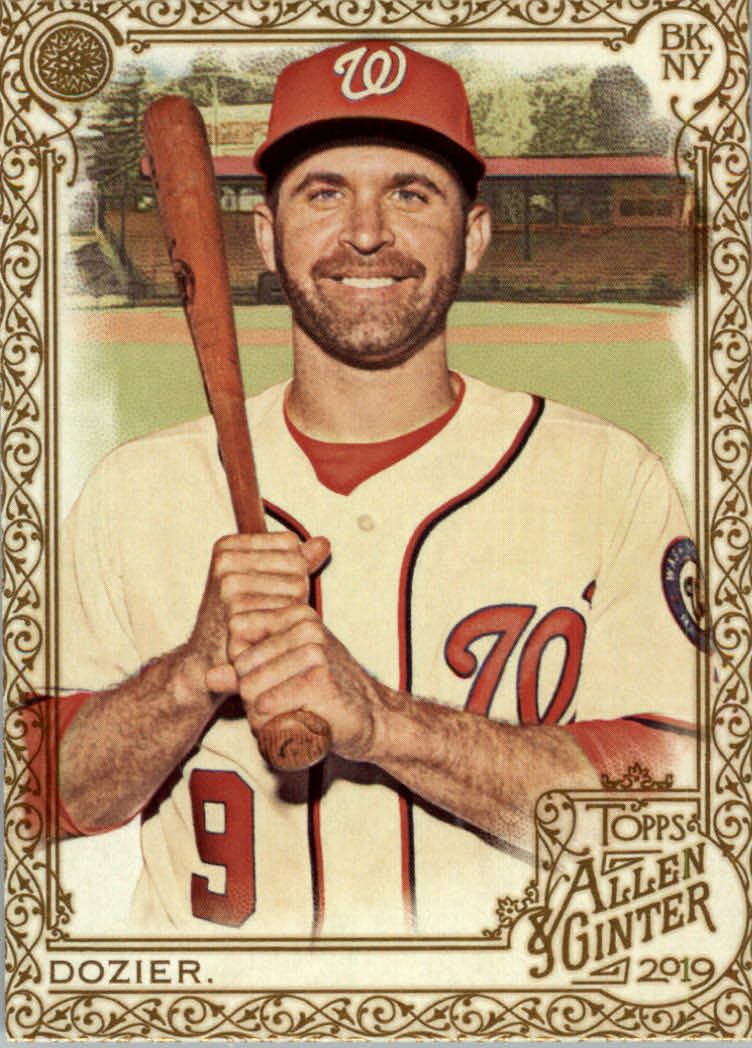 2019 Topps Allen and Ginter Baseball "Gold Border" Parallel Cards - Picture 256 of 351