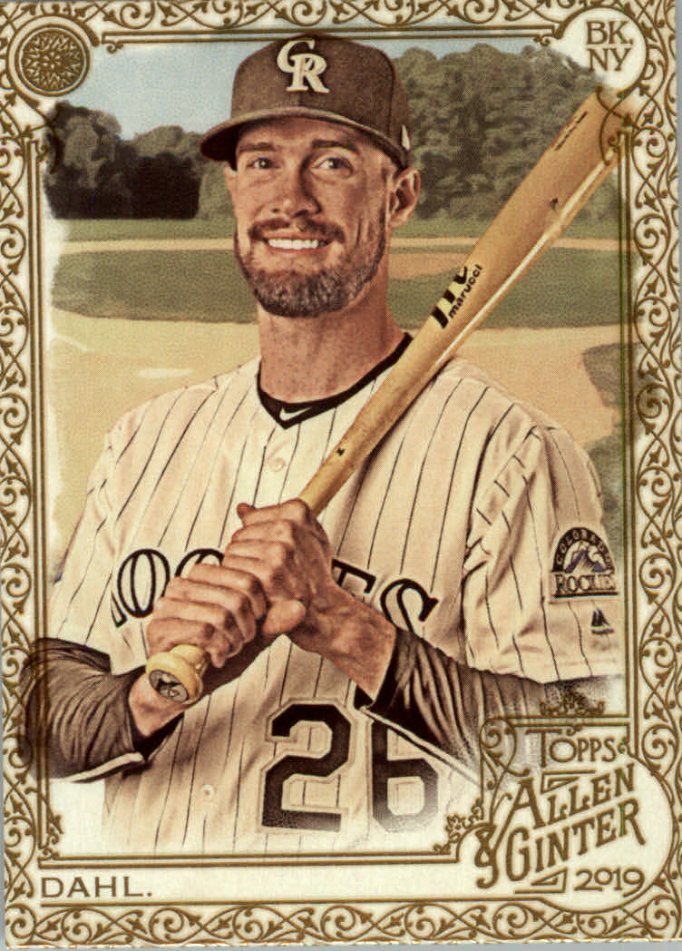 2019 Topps Allen and Ginter Baseball "Gold Border" Parallel Cards - Picture 280 of 351