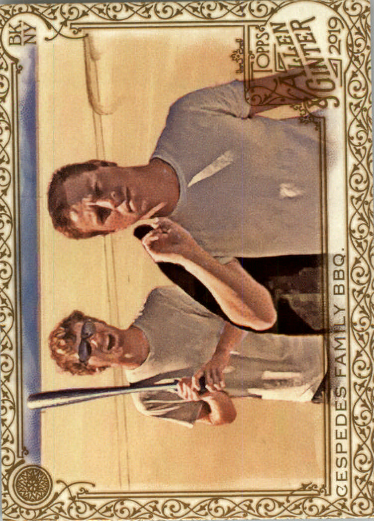 2019 Topps Allen and Ginter Baseball "Gold Border" Parallel Cards - Picture 310 of 351