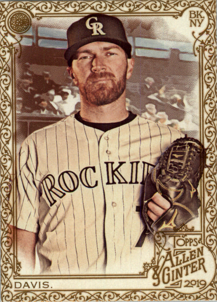 2019 Topps Allen and Ginter Baseball "Gold Border" Parallel Cards - Picture 332 of 351