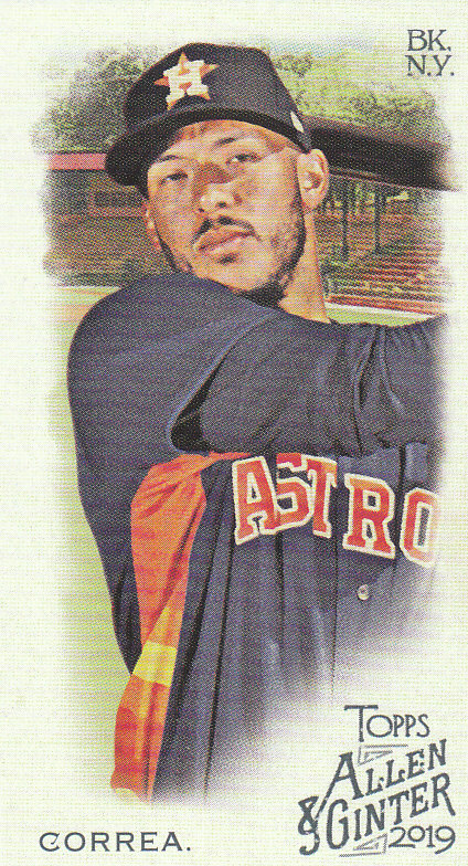 2019 Topps Allen and Ginter Baseball "Mini A and G Back" Parallel Cards - Picture 68 of 73