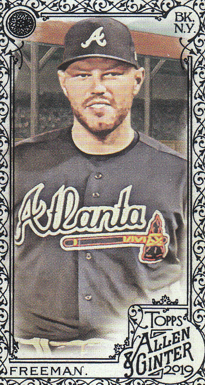 Carte parallele Topps Allen e Ginter Baseball 2019 "Mini Black Border" - Foto 4 di 35