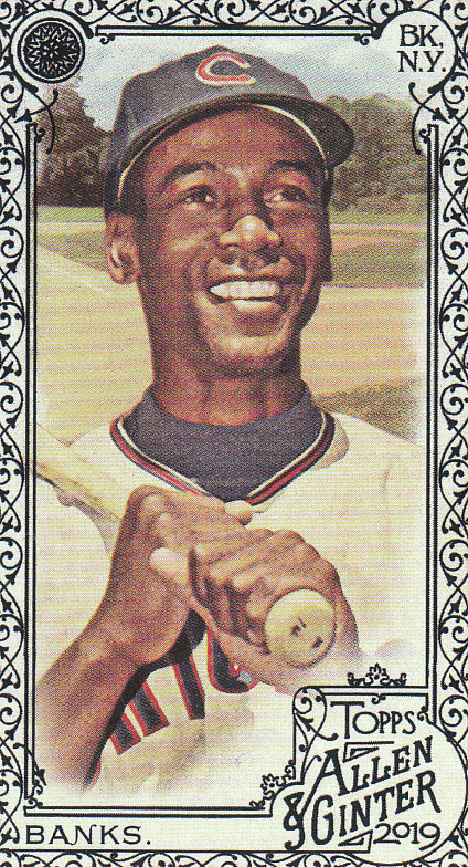Carte parallele Topps Allen e Ginter Baseball 2019 "Mini Black Border" - Foto 6 di 35