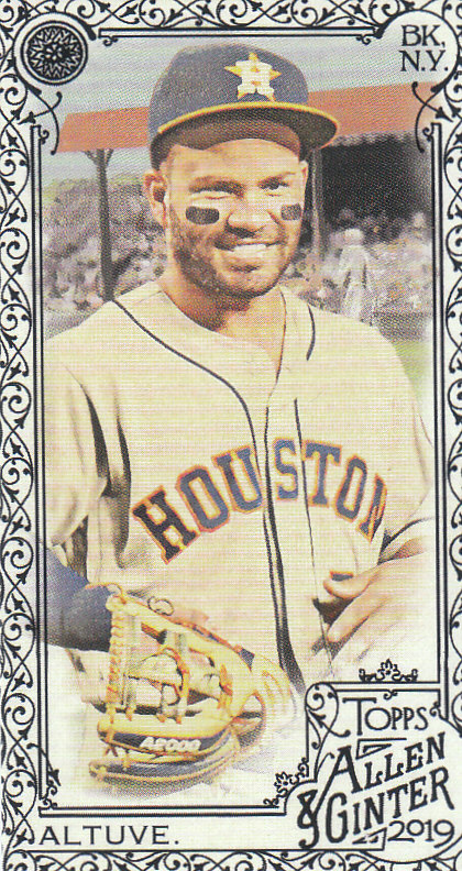 Carte parallele Topps Allen e Ginter Baseball 2019 "Mini Black Border" - Foto 10 di 35
