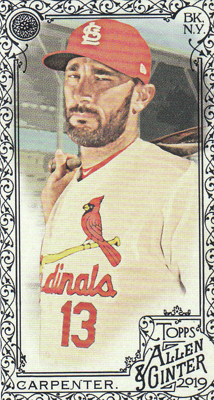Carte parallele Topps Allen e Ginter Baseball 2019 "Mini Black Border" - Foto 28 di 35