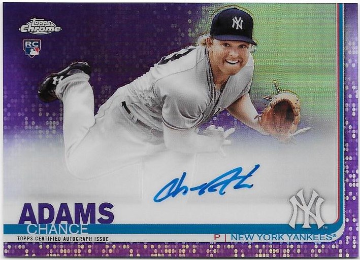2019 Topps Chrom Baseball Teil 6 Relikt und Rookie Autogrammkarten - Bild 82 von 101