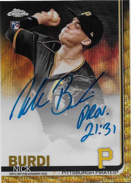 2019 Topps Chrom Baseball Teil 6 Relikt und Rookie Autogrammkarten - Bild 78 von 101
