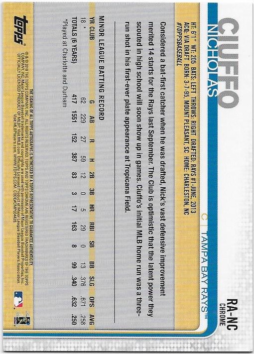 2019 Topps Chrom Baseball Teil 6 Relikt und Rookie Autogrammkarten - Bild 49 von 101