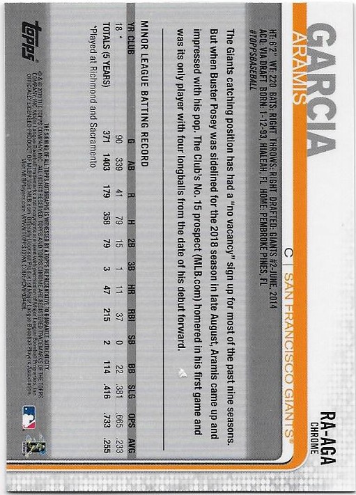 2019 Topps Chrom Baseball Teil 6 Relikt und Rookie Autogrammkarten - Bild 11 von 101