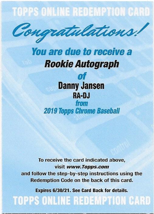 2019 Topps Chrom Baseball Teil 6 Relikt und Rookie Autogrammkarten - Bild 18 von 101