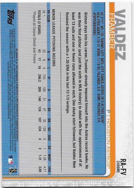2019 Topps Chrom Baseball Teil 6 Relikt und Rookie Autogrammkarten - Bild 29 von 101