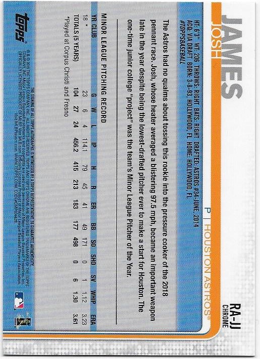 2019 Topps Chrom Baseball Teil 6 Relikt und Rookie Autogrammkarten - Bild 37 von 101