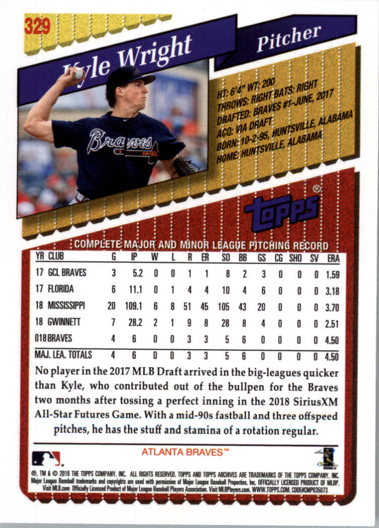 2019 Topps Archives Baseball Part 2 Main Set Cards #201 to #330 - Picture 223 of 225