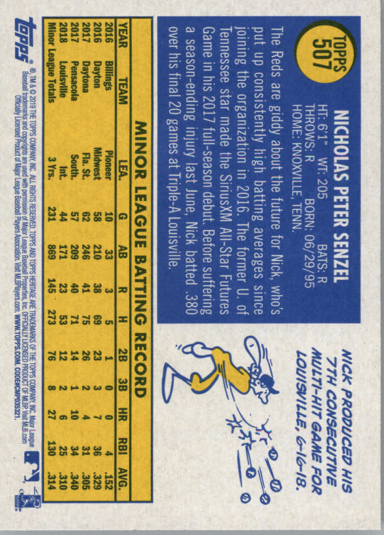 2019 Topps Heritage High Series Baseball Part 1 Main Set Cards #501 to #725 - Picture 13 of 431