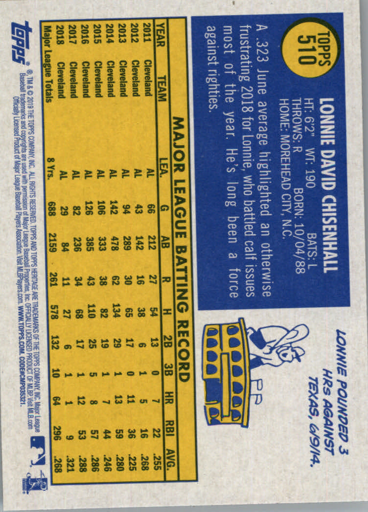 2019 Topps Heritage High Series Baseball Part 1 Main Set Cards #501 to #725 - Picture 19 of 431