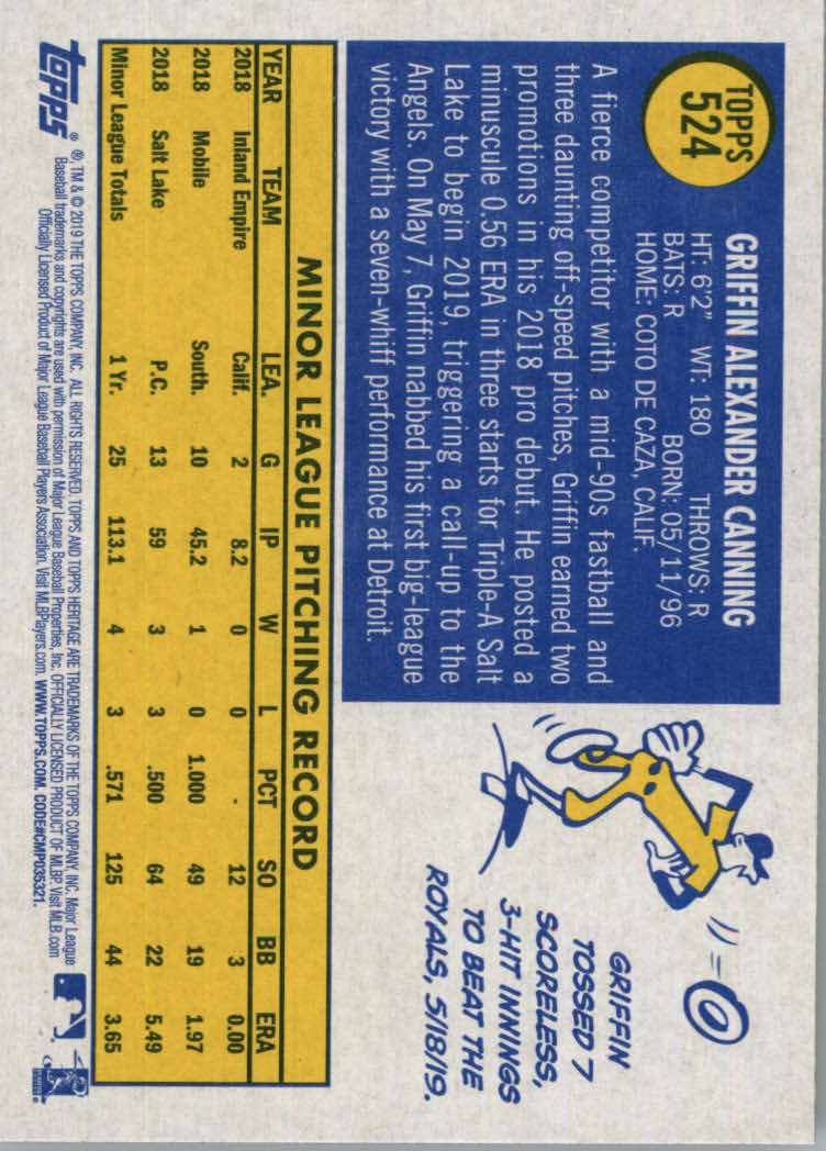 2019 Topps Heritage High Series Baseball Part 1 Main Set Cards #501 to #725 - Picture 39 of 431