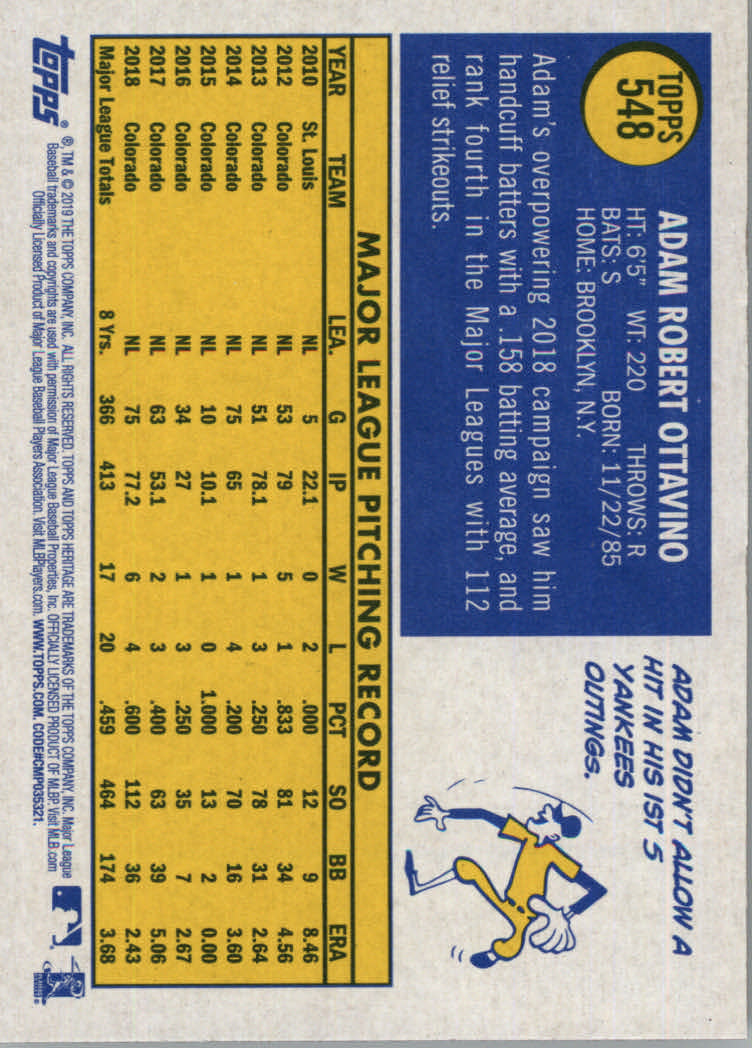 2019 Topps Heritage High Series Baseball Part 1 Main Set Cards #501 to #725 - Picture 87 of 431