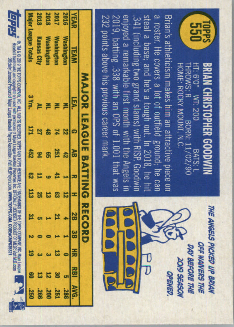 2019 Topps Heritage High Series Baseball Part 1 Main Set Cards #501 to #725 - Picture 91 of 431