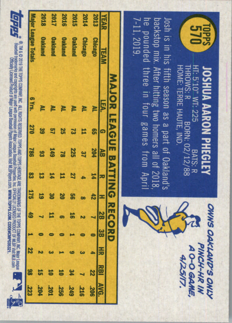 2019 Topps Heritage High Series Baseball Part 1 Main Set Cards #501 to #725 - Picture 131 of 431