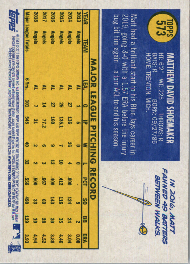 2019 Topps Heritage High Series Baseball Part 1 Main Set Cards #501 to #725 - Picture 137 of 431