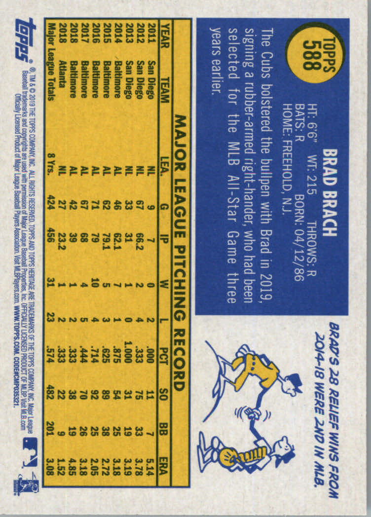 2019 Topps Heritage High Series Baseball Part 1 Main Set Cards #501 to #725 - Picture 165 of 431