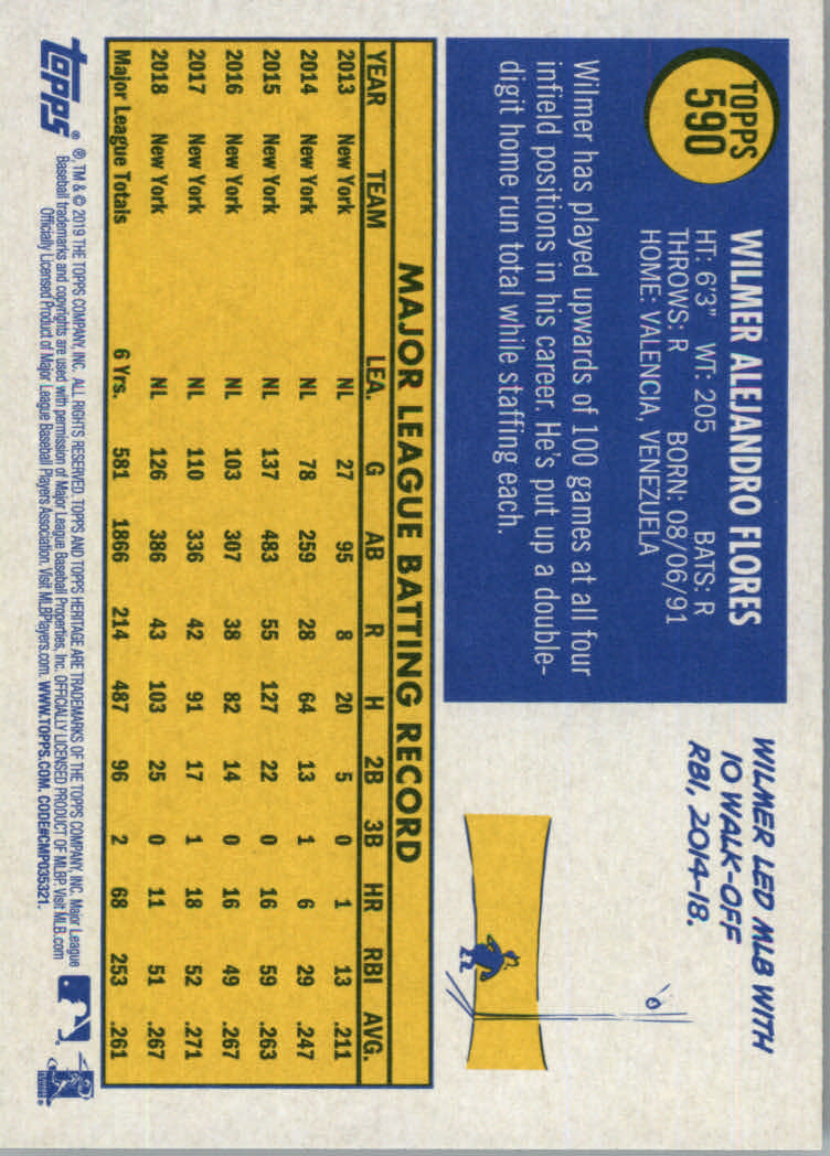 2019 Topps Heritage High Series Baseball Part 1 Main Set Cards #501 to #725 - Picture 169 of 431