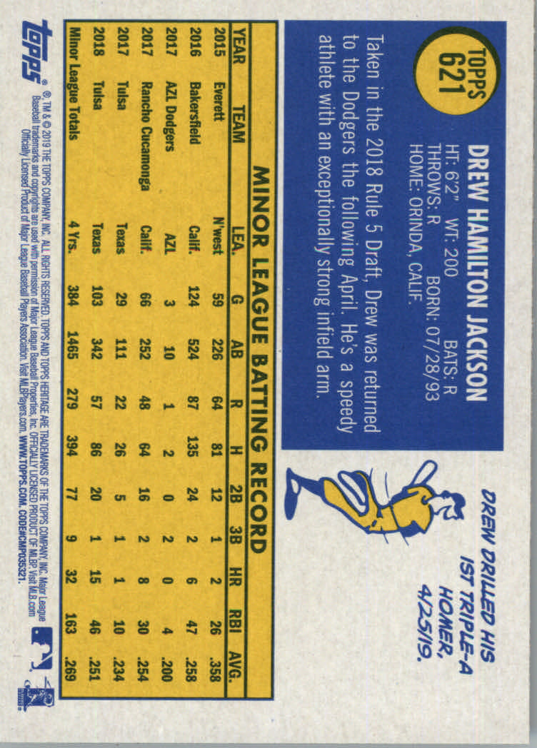 2019 Topps Heritage High Series Baseball Part 1 Main Set Cards #501 to #725 - Picture 231 of 431